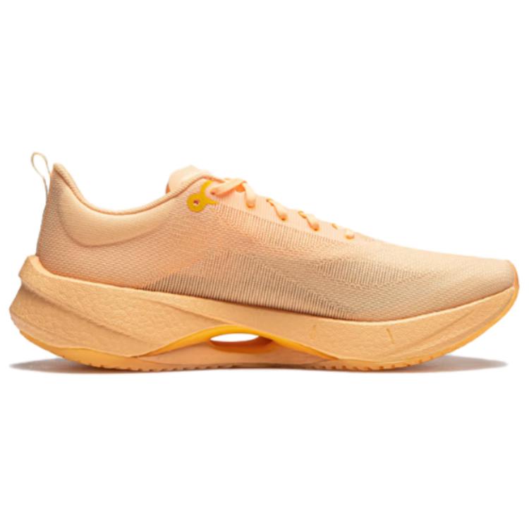 Li Ning Super Light 21 Fabric Slip Resistant Abrasion Resistant Low top Running Shoes Women’s Orange