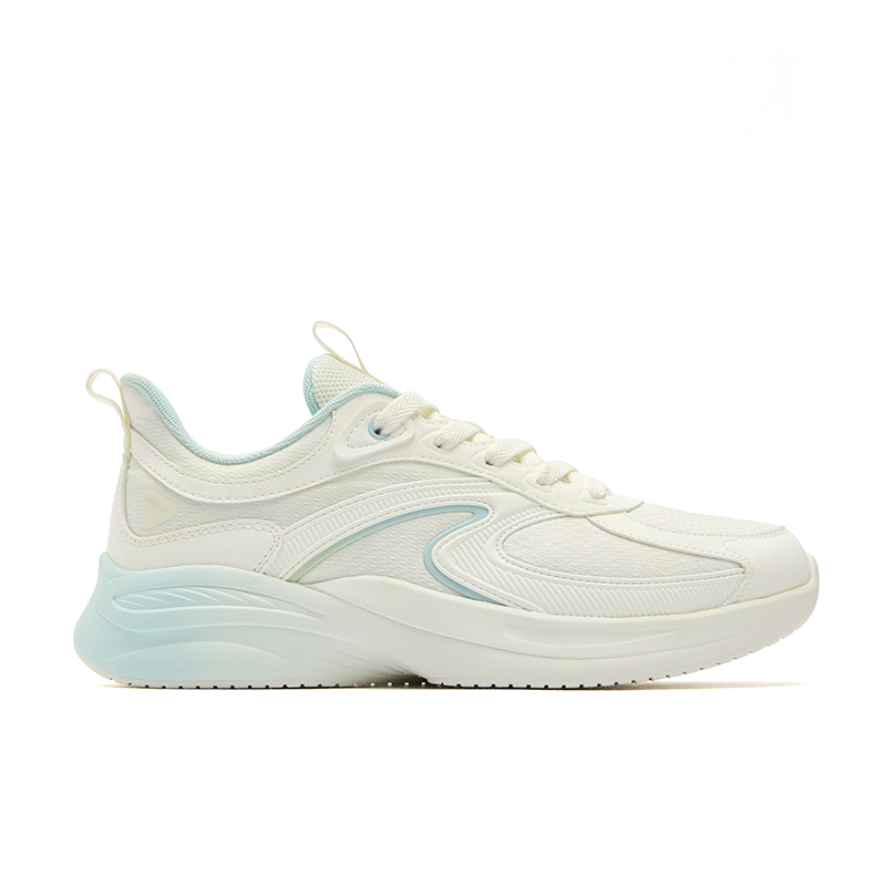 QIAODAN Versatile Breathable And Resilient Low top Running Shoes Women’s Beige Blue