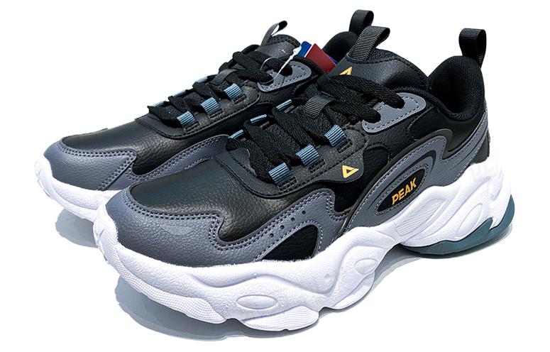 PEAK Cushioning Slip Resistant Cushioning Slip Resistant Low top Running Shoes Men’s Paloma Gray/Black