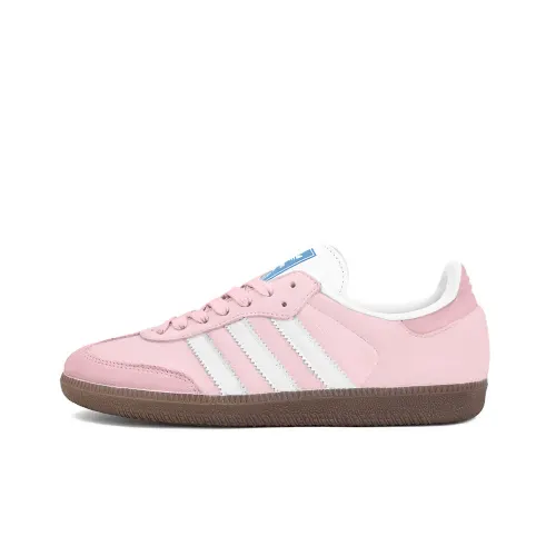 Adidas Originals SAMBA OG Slip Resistant Abrasion Resistant Low top Skateboard Shoes Unisex Pink