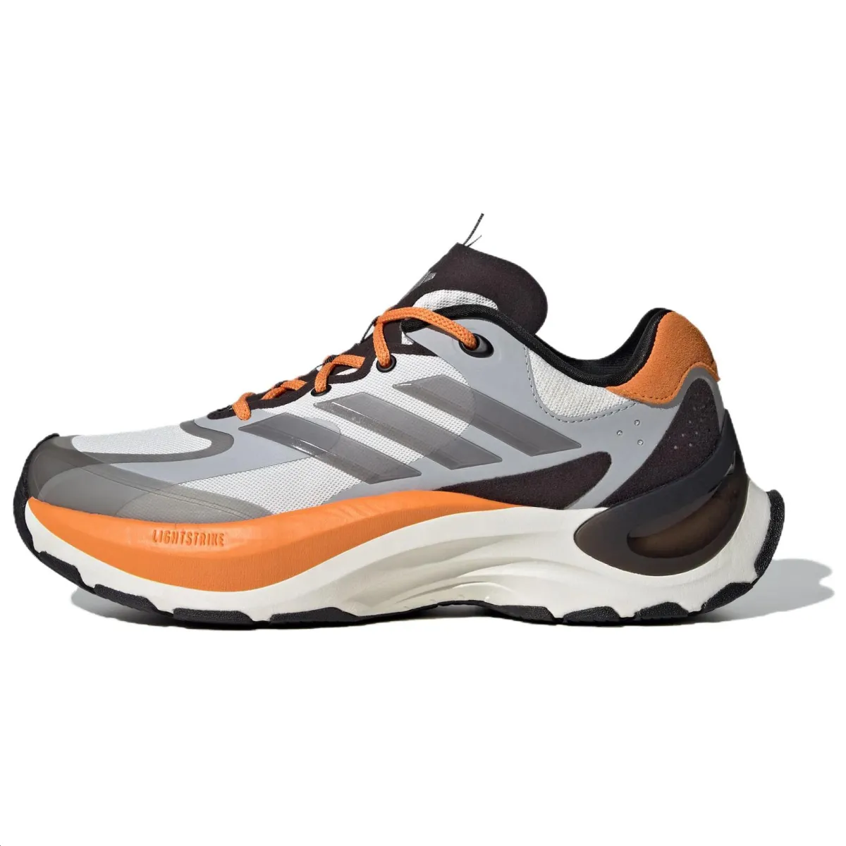 Adidas Maxxwavy Abrasion Resistant Cushioning Breathable Lightweight Low top Chunky Sneakers Unisex White Gray Yellow