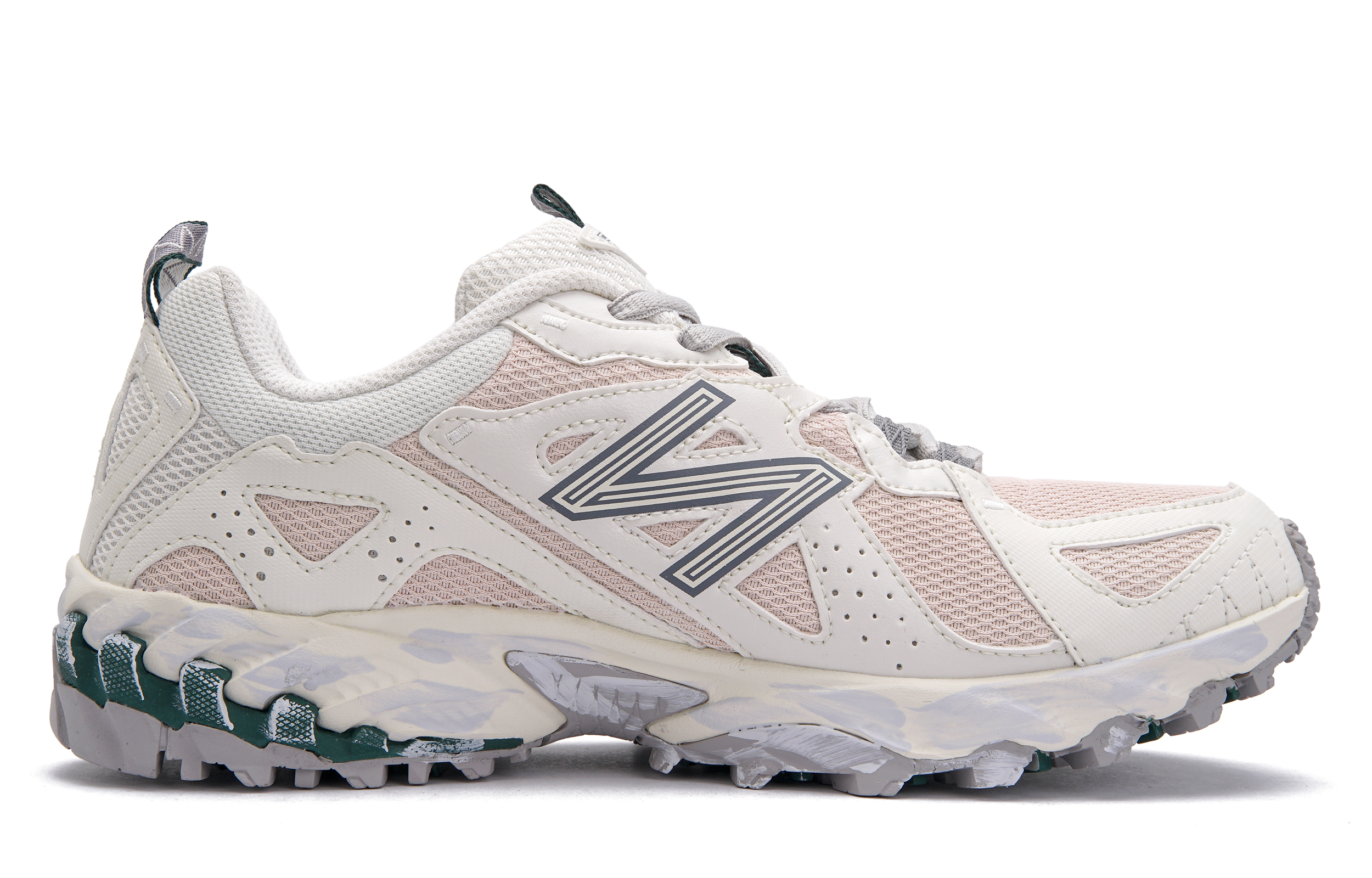 New Balance 610T Peach Foam Low top Outdoor Shoes Unisex Pink White