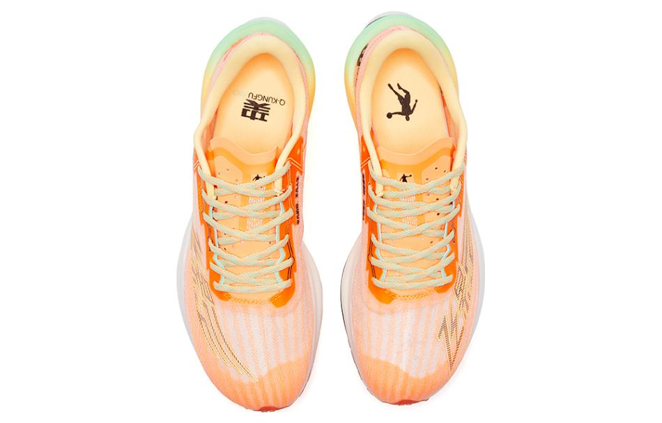 QIAODAN Feiying PB2.0 Slip Resistant, Abrasion Resistant, Breathable Low top Running Shoes Women’s Electric Orange