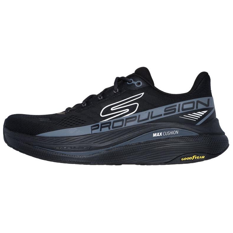 Skechers Max Cushioning Abrasion Resistant Low top Running Shoes Men’s Black