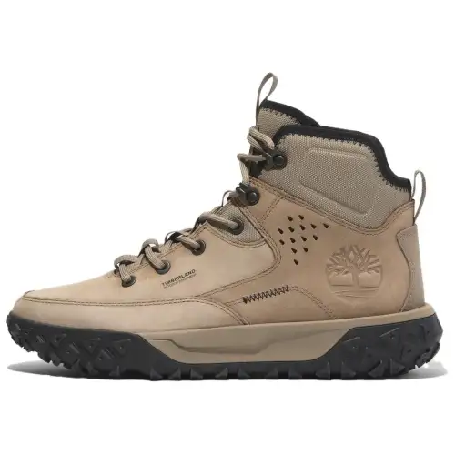 Timberland Greenstride Motion 6 Slip Resistant Abrasion Resistant High top Outdoor Shoes Men's Beige