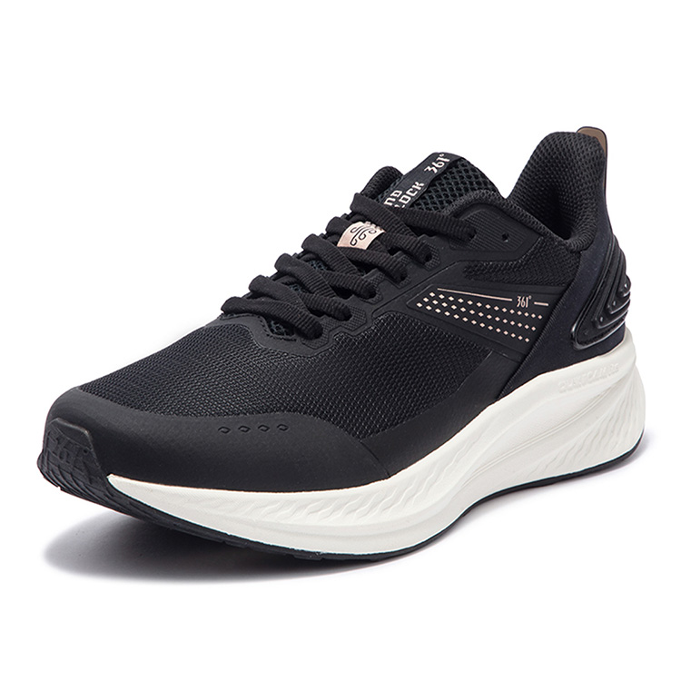 361° Sharp Sparkle Slip Resistant Abrasion Resistant Low top Running Shoes Women’s Black