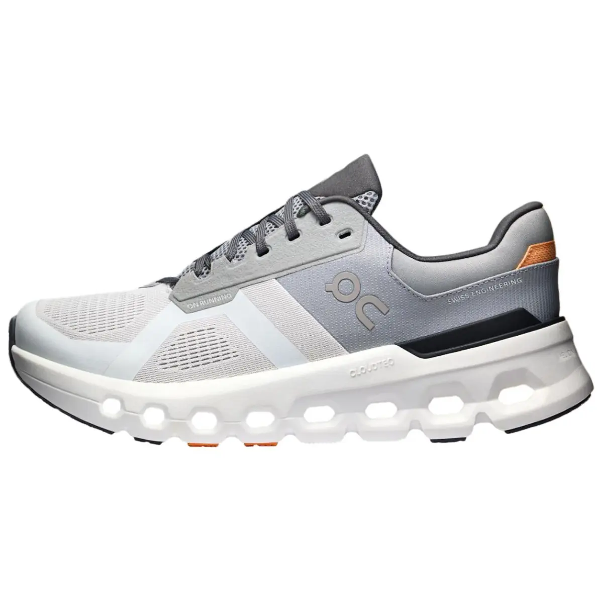 On Cloudrunner 2 Abrasion Resistant Breathable Abrasion Resistant Breathable Low top Running Shoes Men's Gray White