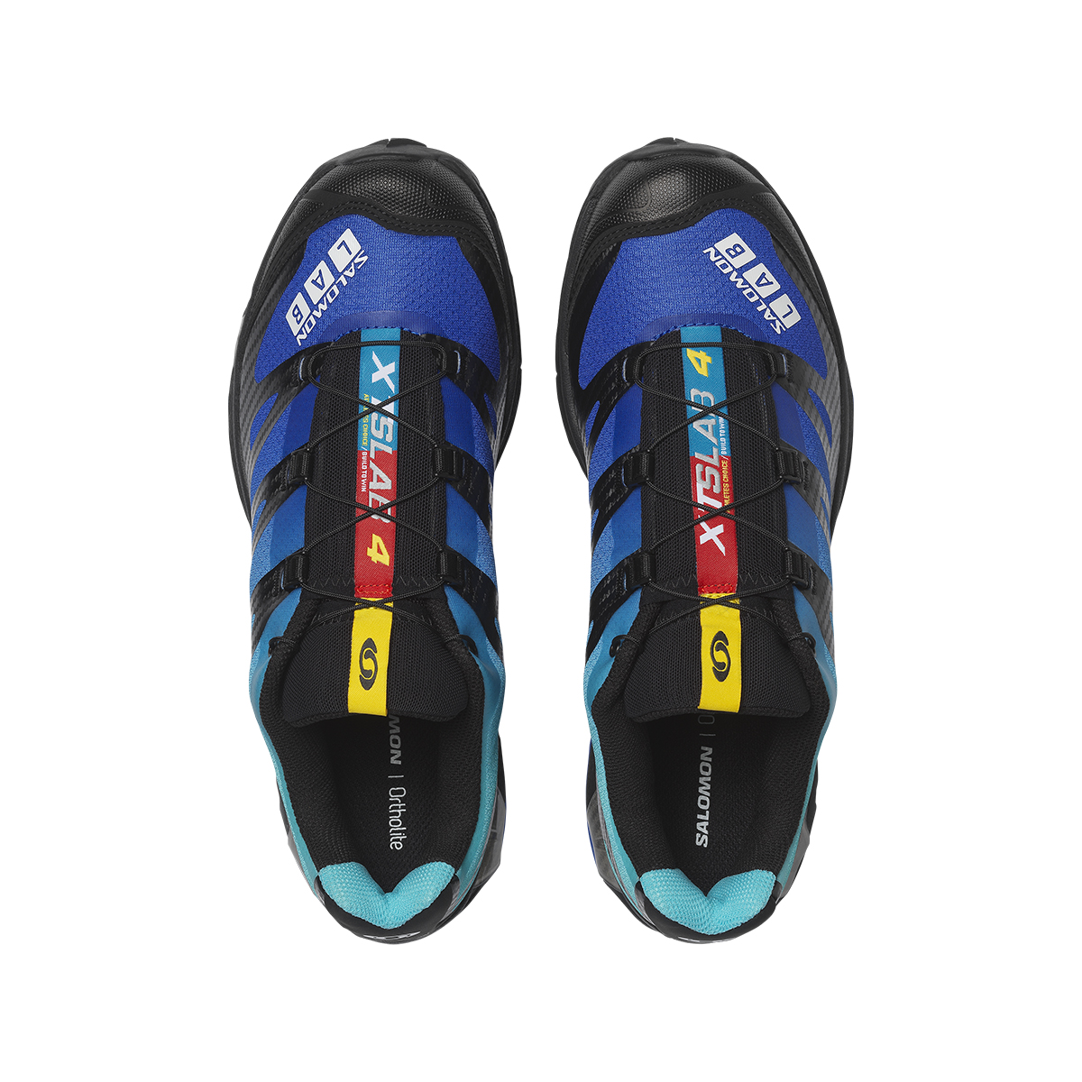 SALOMON XT 4 Abrasion Resistant Breathable Support Trail Running Shoes Unisex Black Blue