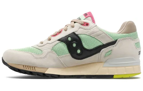 saucony Shadow 5000 Beige Green Pink