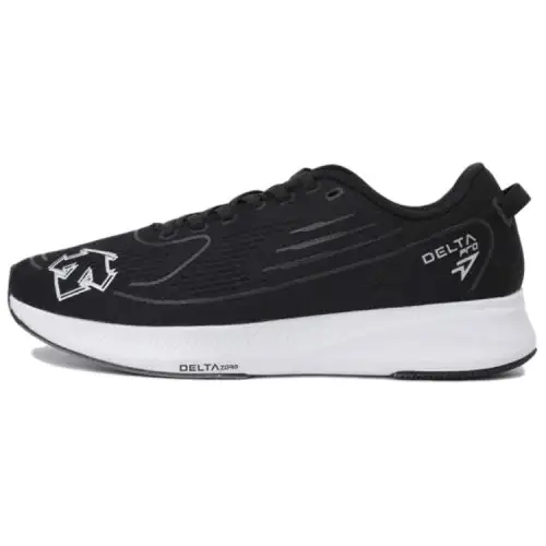 DESCENTE DELTA Abrasion Resistant Breathable Abrasion Resistant Breathable Low top Running Shoes Unisex Black White