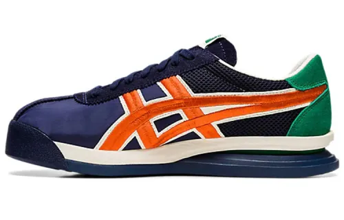 Onitsuka Tiger Onitsuka Tiger Corsair Ex comfortable, non-slip, wear-resistant and lightweight low-top running shoes for men and women, blue, orange and green