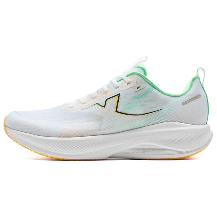 XTEP Abrasion Resistant Slip Resistant Low top Training Running Shoes Men’s White Green