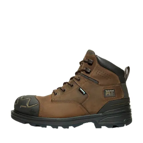 Timberland PRO Cushioning, Non Slip, And Waterproof, Breathable Mid top Outdoor Shoes Men's Brown