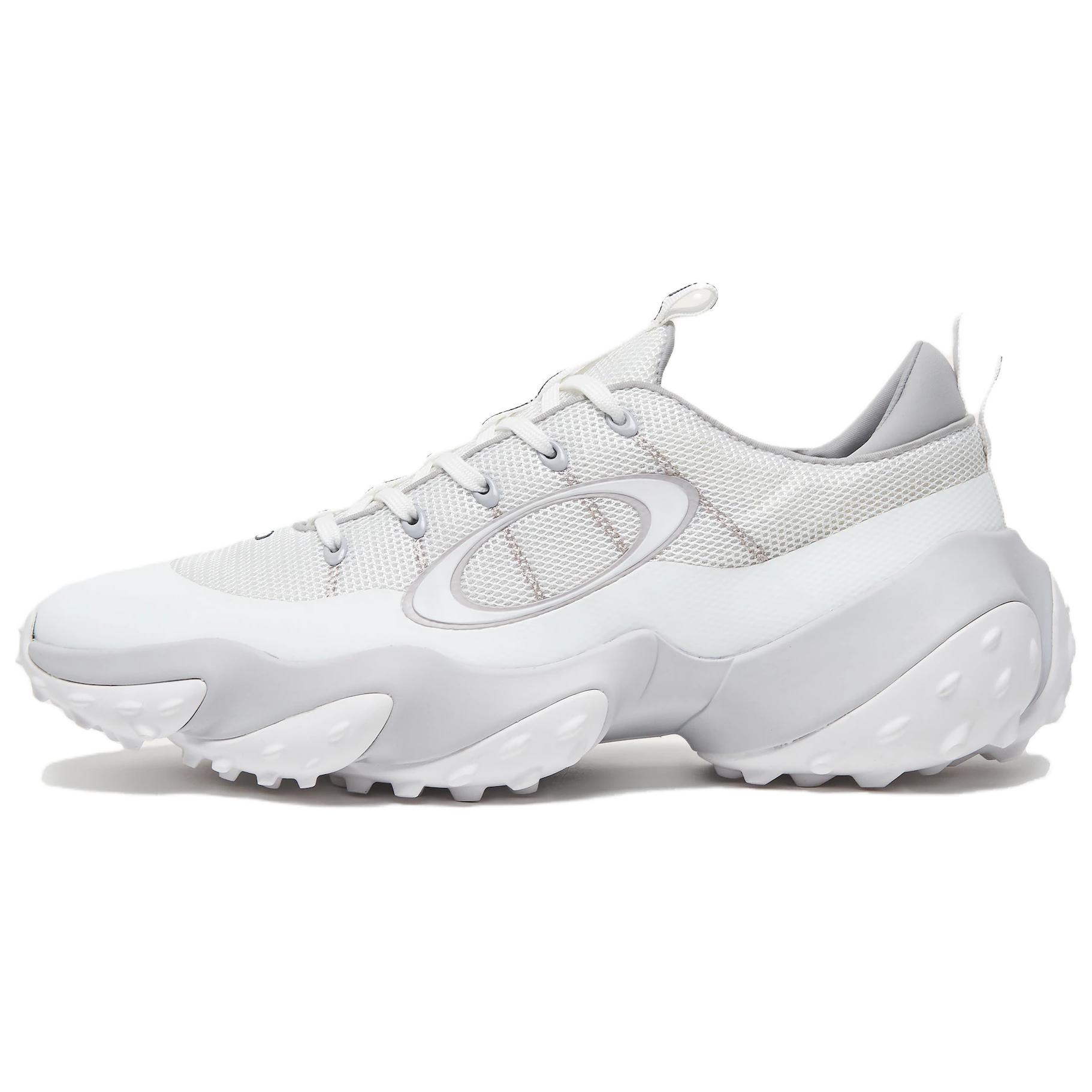 Oakley Waterproof And Breathable Low top Golf Shoes Men’s White Gray