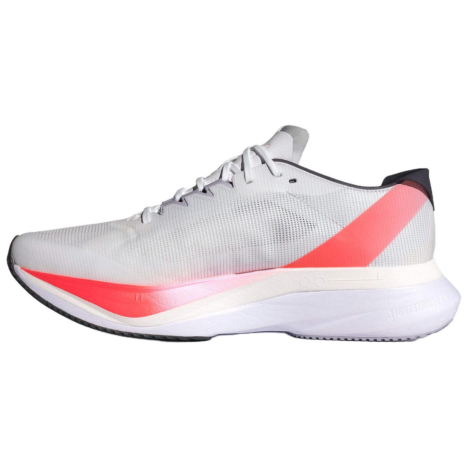 adidas Adizero Boston 12 ‘White Aurora Solar Red’