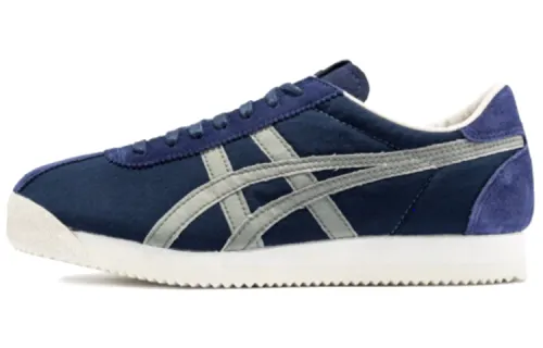 Onitsuka Tiger Corsair Fabric Cushioning Slip Resistant Abrasion Resistant Low top Running Shoes Unisex Dark Blue