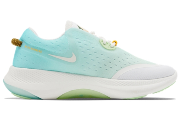 Женские кроссовки Nike Joyride Dual Run 1 (бело-зеленые) — фото 2