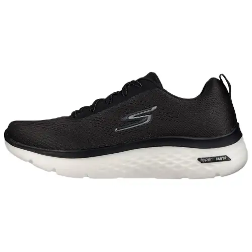 Skechers Go Walk Hyper Burst Lace Up Fabric Cushioning Abrasion Resistant Cushioning, Wear Resistant Low top