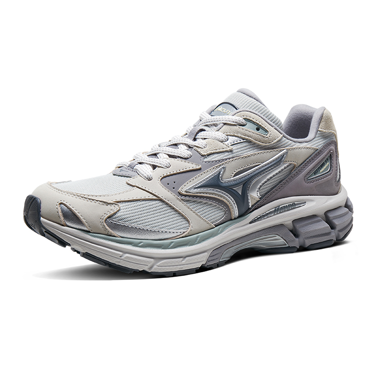 Mizuno Slip Resistant Abrasion Resistant Low top Running Shoes Unisex Cool Gray