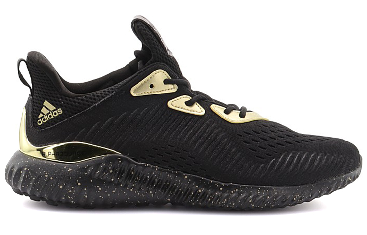Мужские кроссовки adidas adidas Alphabounce 1 Bounce (черно-золотые) — фото 2