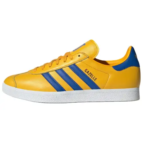 Adidas Originals Gazelle Low top Tennis Shoes Unisex Yellow Blue