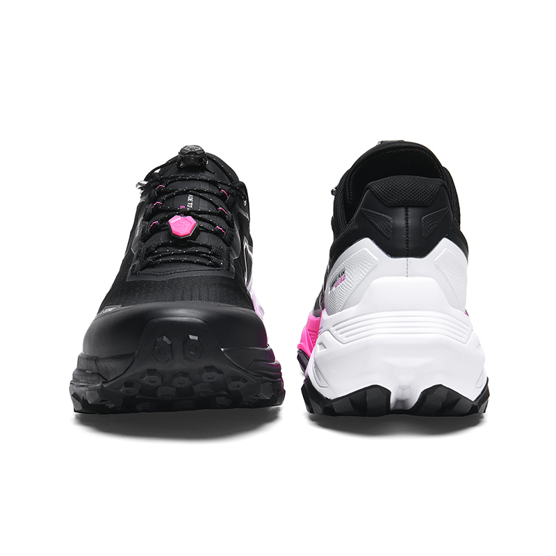 GLUNA Trail Running Shoes Unisex, Fashionable And Versatile Ink Shadow Crimson Glow