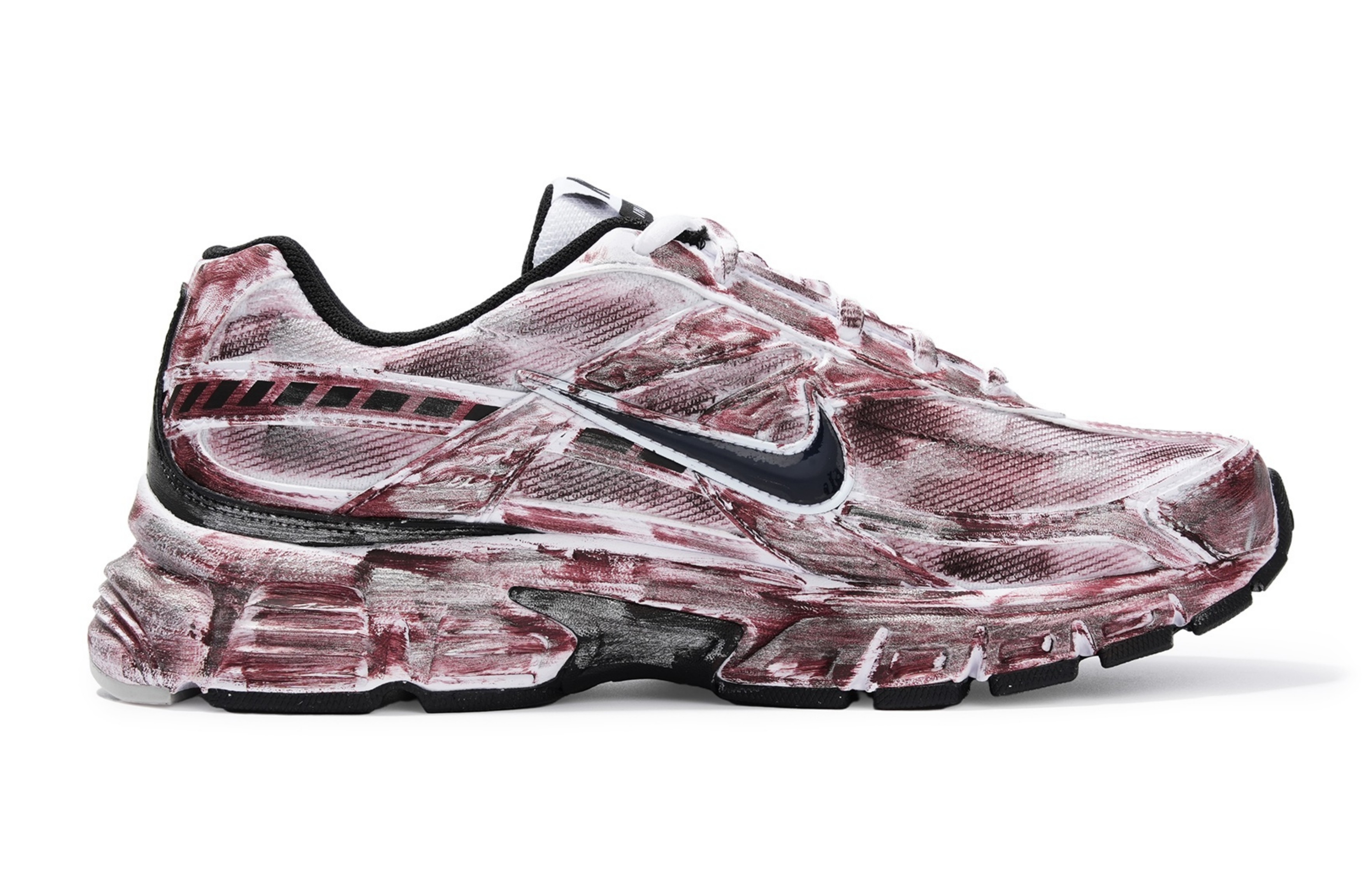 Nike Initiator Abrasion Resistant Low top Running Shoes Unisex Black Red