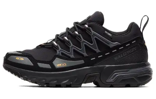 SALOMON ACS+ Lace Up Slip Resistant Low top Outdoor Shoes Men's Black