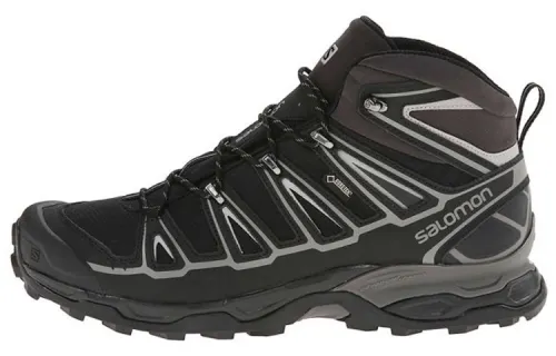 SALOMON X Ultra 3 Mid 2 GTX Comfortable Abrasion Resistant Mid top Outdoor Shoes Women's Black Gray