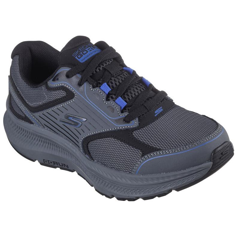 Skechers Go Run Consistent 2.0 Mesh, Leather Abrasion Resistant Low top Running Shoes Men’s Gray Blue