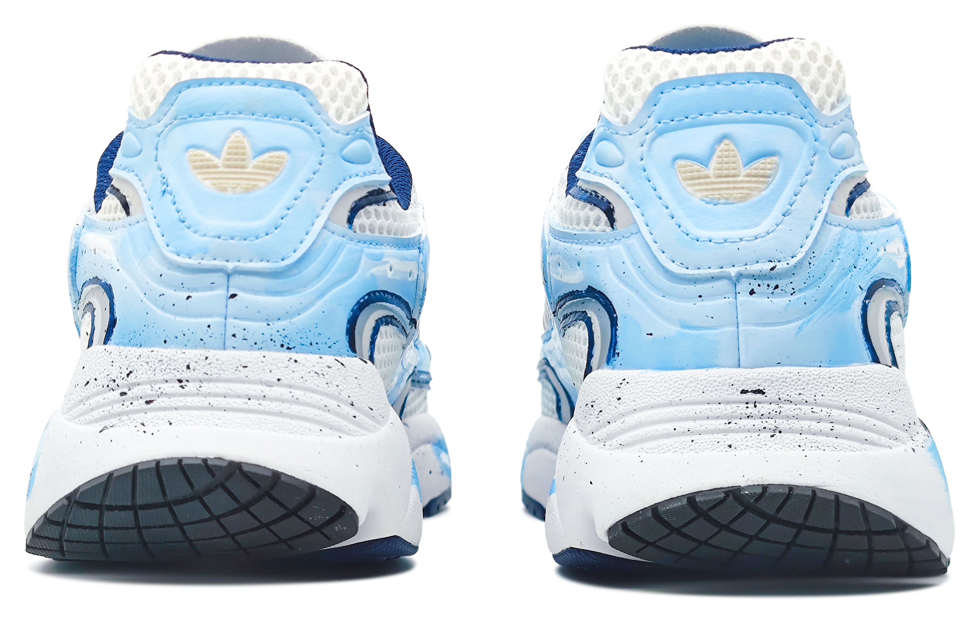 Adidas Originals Ozmillen Slip Resistant Abrasion Resistant Low top Running Shoes Unisex Blue White