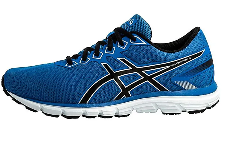Asics Gel Zaraca 5 Slip Resistant Low top Running Shoes Men's Blue Black