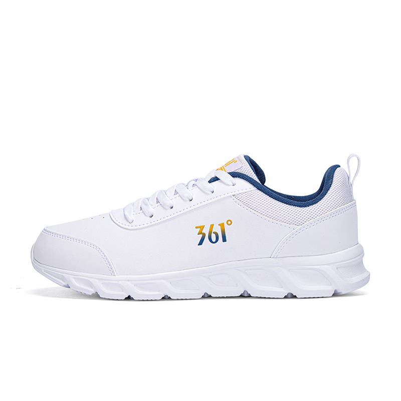 361° Cushioning Slip Resistant Low top Running Shoes Men’s White Blue
