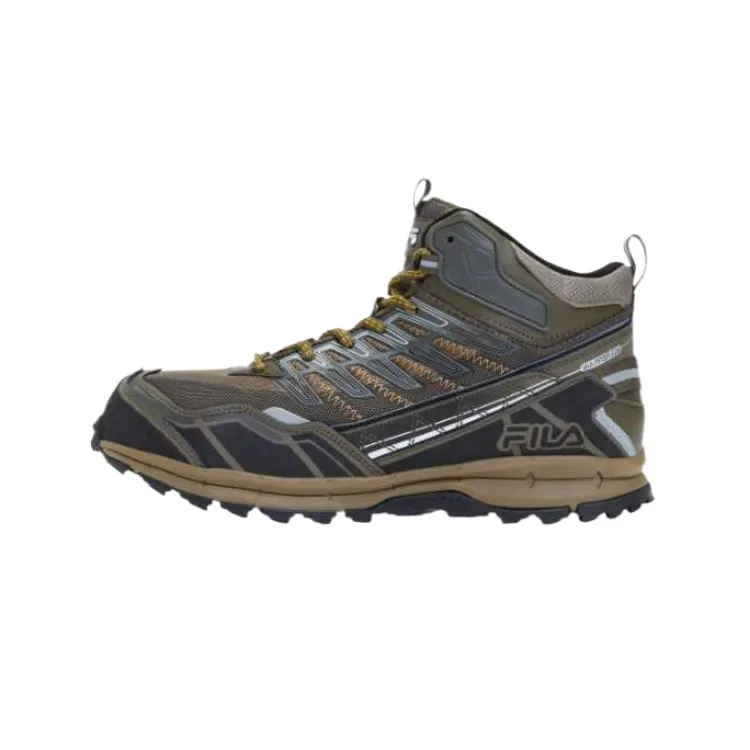 FILA Hail Storm 3 Mid Composite Toe Brown Yellow Yellow