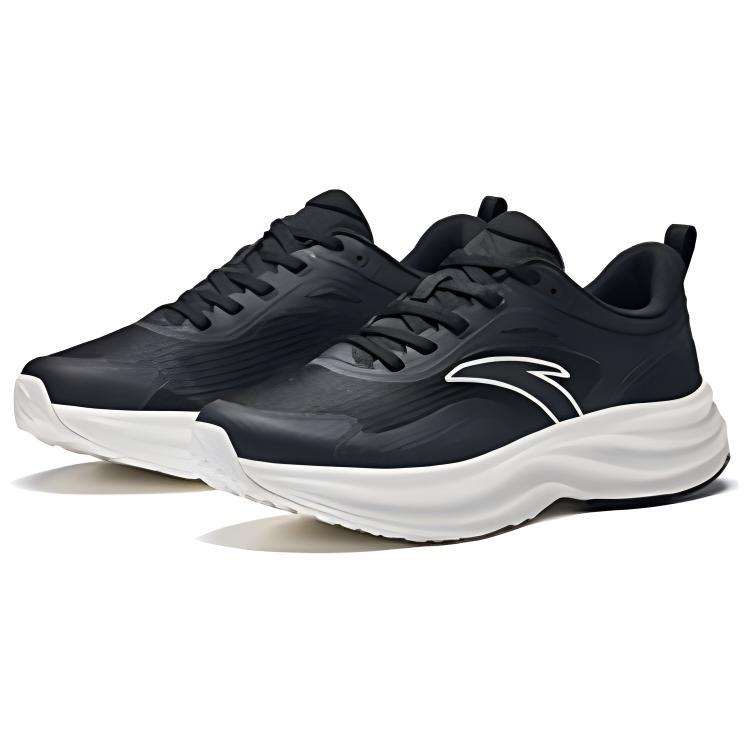 Anta Light Cloud Abrasion Resistant Slip Resistant Cushioning Low top Casual Running Shoes Women’s Black