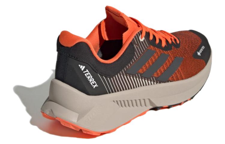 Adidas Terrex Soulstride Flow Gore Tex Core Black Grey Semi Impact Orange Women’s