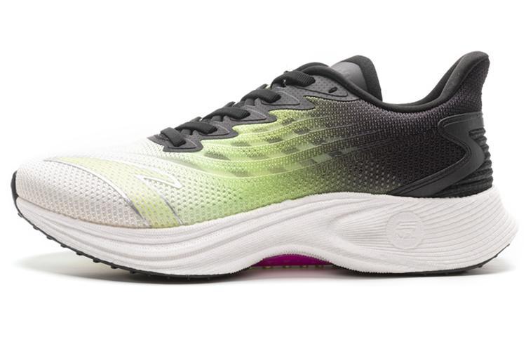 Anta MACH 2.0 Fabric Cushioning Slip Resistant Abrasion Resistant Breathable Low top Running Shoes Men’s