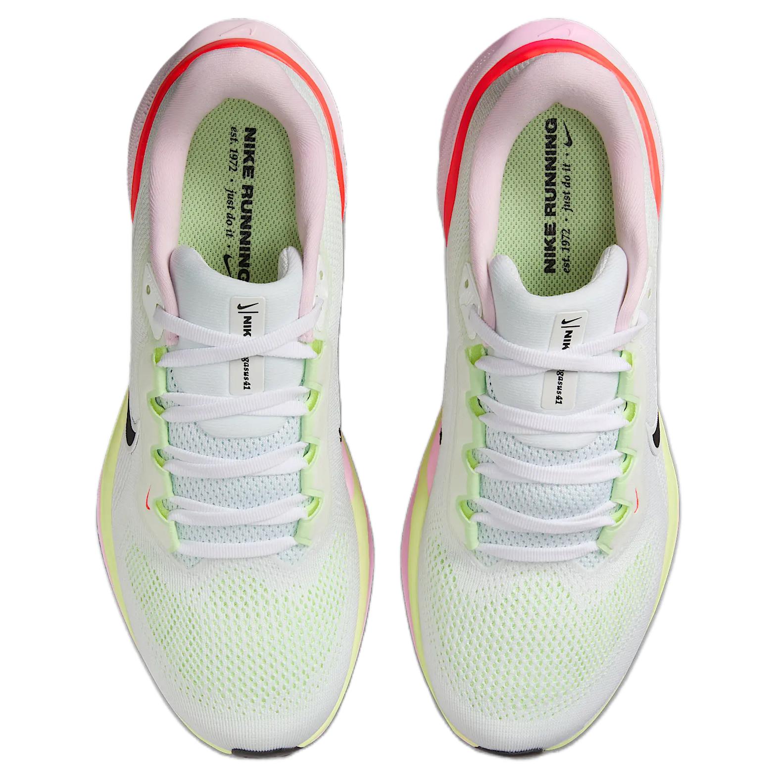 Nike Air Zoom Pegasus 41 White Pink Foam Bright Crimson Black Women’s