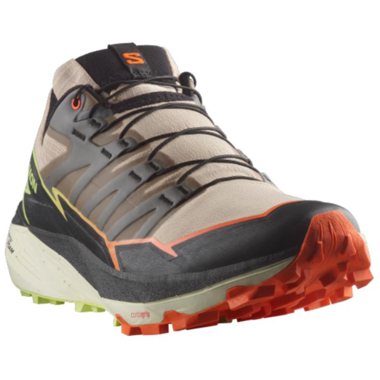 SALOMON Thundercross Running Shoes Men’s Low Top Beige/Black/Orange
