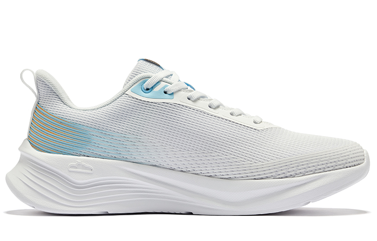 Erke Cushioning, Wear Resistant Low top Running Shoes Men’s Erke White