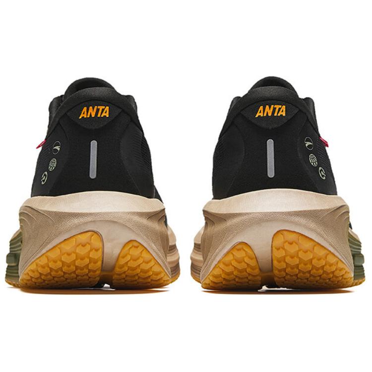 Anta Ark Fabric Slip Resistant Abrasion Resistant Low top Running Shoes Men’s Black