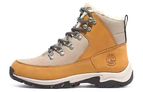 Timberland Cushioning, Wear Resistant Mid top Outdoor Shoes Women's Brown Black