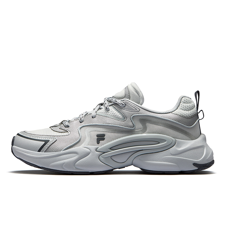 FILA FUSION FORCE DX Fabric Low top Running Shoes Men’s Space Silver