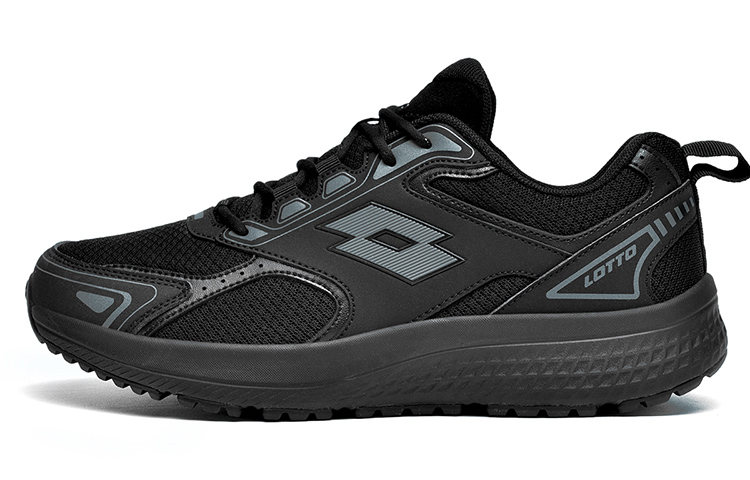 LOTTO Slip Resistant Abrasion Resistant Low top Carbon Plate Technology Marathon Running Shoes Men’s Black