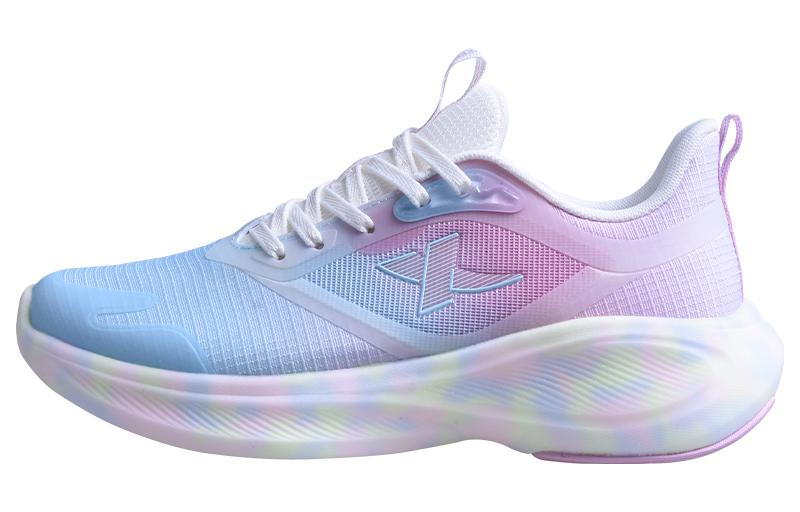 XTEP Cushioning Breathable Low top Running Shoes Women’s Pink Blue