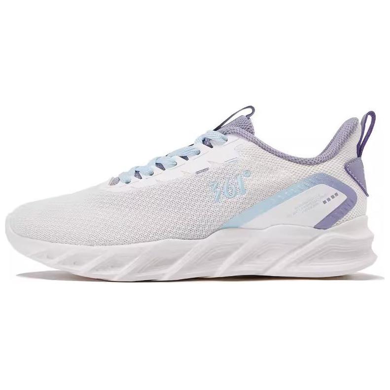 361° Cushioning Slip Resistant Breathable Low top Running Shoes Women’s White Purple