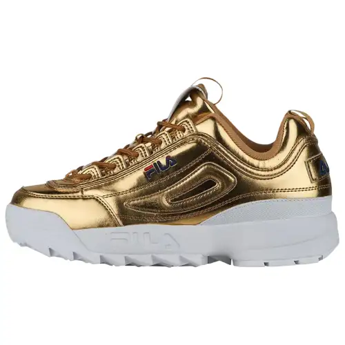 FILA Women's Disruptor 2 Premium 'Metallic Gold'