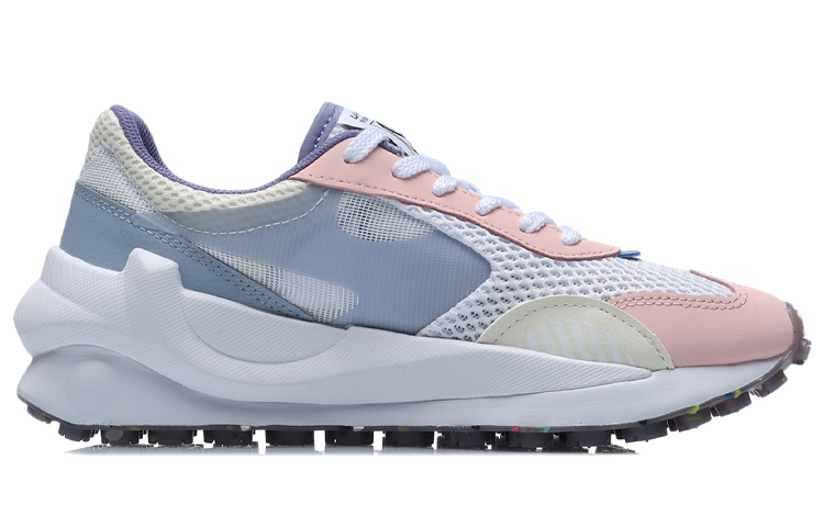 Li Ning Comfortable Textile, Synthetic Leather Cushioning Slip Resistant Abrasion Resistant Lightweight Low top
