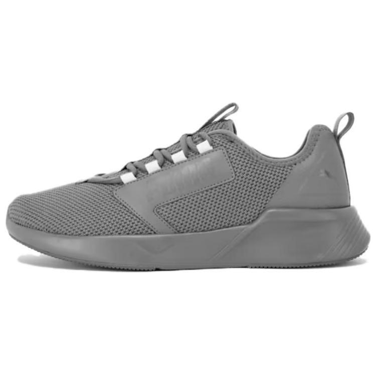 PUMA Retaliate Slip Resistant Abrasion Resistant Low top Casual Running Shoes Men's Gray
