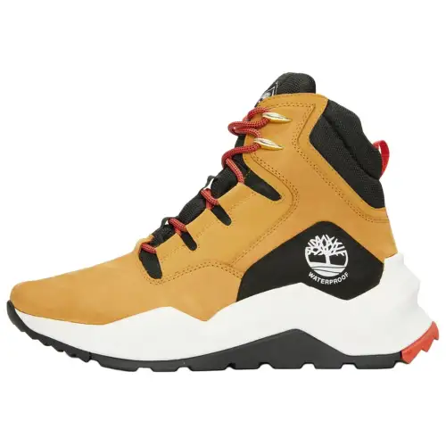Timberland MADBURY Collection Abrasion Resistant Abrasion Resistant High top Outdoor Shoes Men's Yellow Black